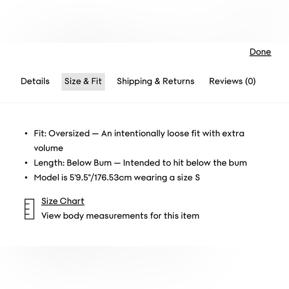 Aritzia Denim Forum The 90s Classic Denim Shirt 90'S Vintage Bleu Size XS - Picture 13 of 14